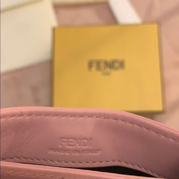 Fendi Monster Eyes Mink-trimmed Card Wallet - Picture 6 of 7